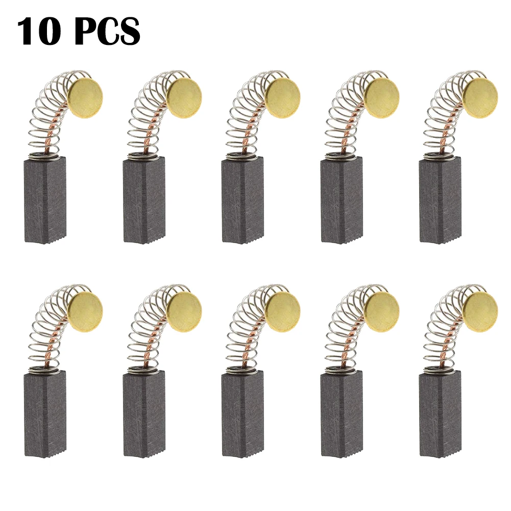 

Motor Parts Carbon Brushes Replacement 13x8x5mm Accessories Dark Gray For Angle Grinder Power Tool Fittings Brand New