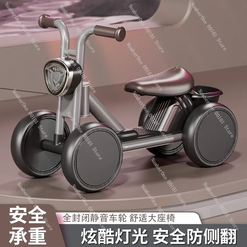 Toddler Balance Bike for 1 to 3 Years Old Baby First Walker No Pedal Training Bicycle Style Ride On Push Bike Four Wheel