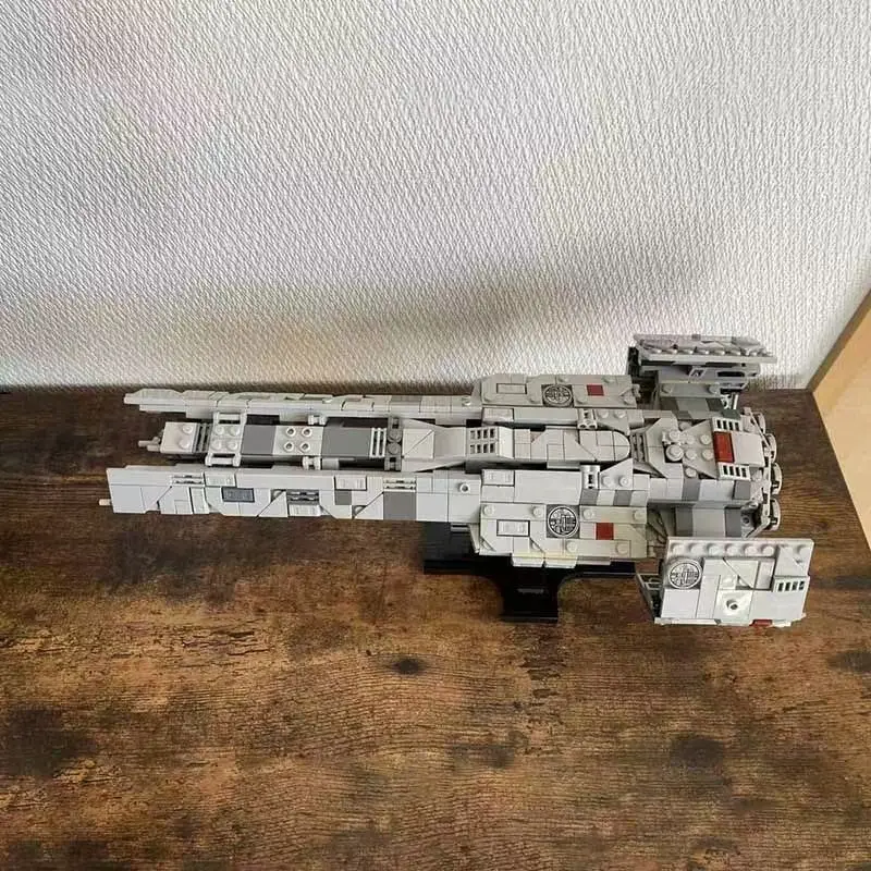 

721 шт. MOC Space War Super Destroyer, средняя модель, сборка, строительные блоки, игрушки-головоломки, детский подарок на день рождения, Рождество