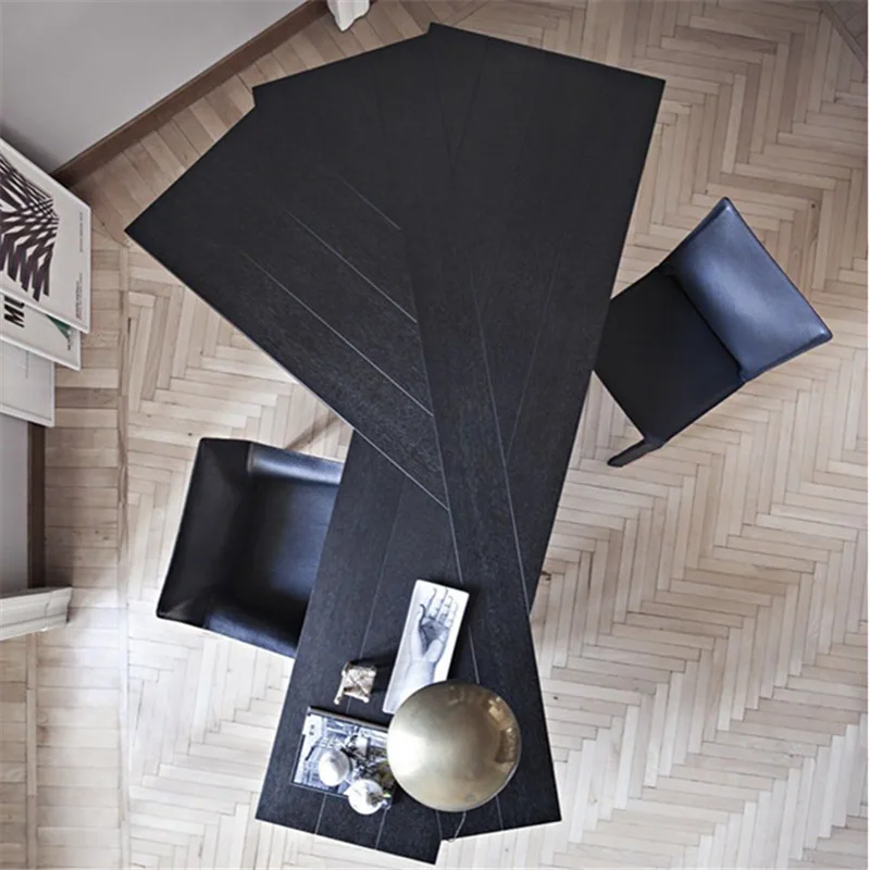 Furniture Nordic Italian Book Desk Modern Minimalist Designer Writing Desk Home Creative Fan-shaped