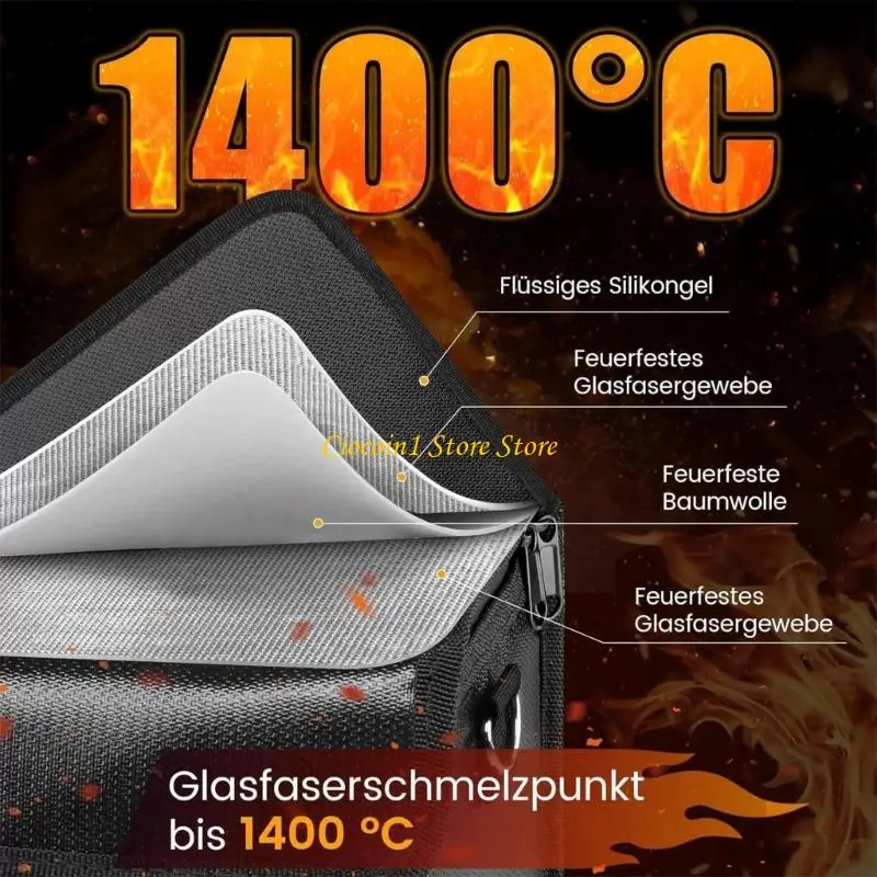 A3PC Heat Resistant Leakproof Ebike Battery Storage with Breathable Design & Multiple Purpose Utility for Electric Cycles