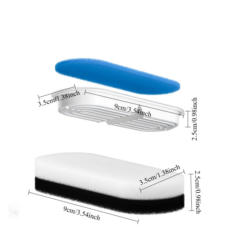 4/8 Pack Cat and Dog Water Dispenser Filter Cartridges —— Efficiently Filters Out Impurities, Made of Fiber Material, Keeps Water Quality Clean and Fresh for a Long Time, and Helps Pets Stay Hydrated