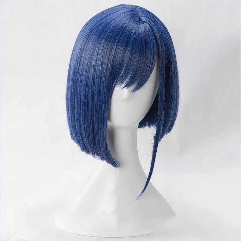 ICHIGO Japanese Anime DARLING In The  Code 015 Blue Short Hair Wigs