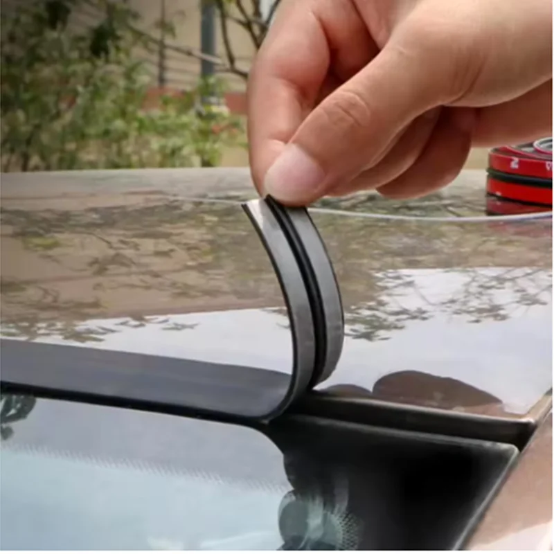 Car Seals Edge Sealing Strips Rubber Auto Roof Windshield Car Sealant Protector Strip Window Seals Noise Insulation Soundproof