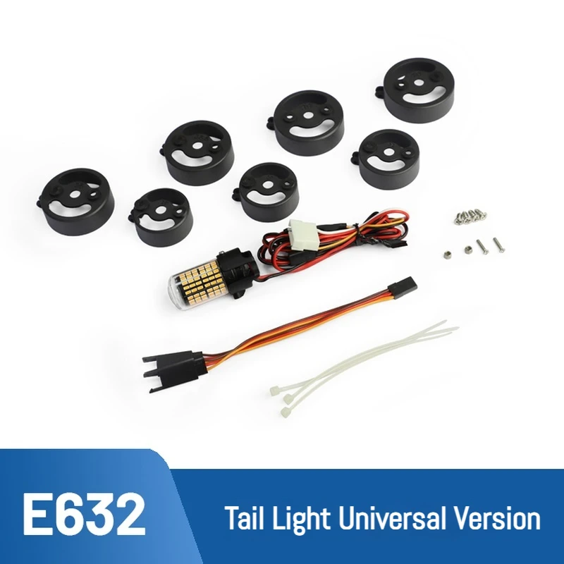 Gesimuleerde Vlam Uitlaat Licht Set voor Flying Wing II (70/80/90 Universeel) Interne Kanaal Licht LED Kit Model Upgrade Onderdelen