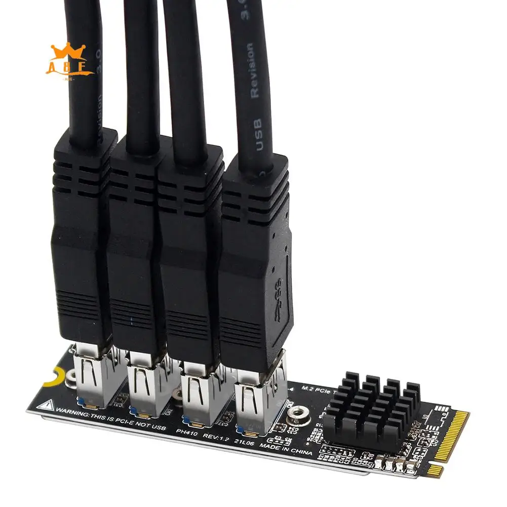 

A08E-USB 3.0 PCI-E Riser Card M.2 to PCIE Extender Riser Adapter Card 4-портовый адаптер PCI-Express для Mac Os Windows Linux