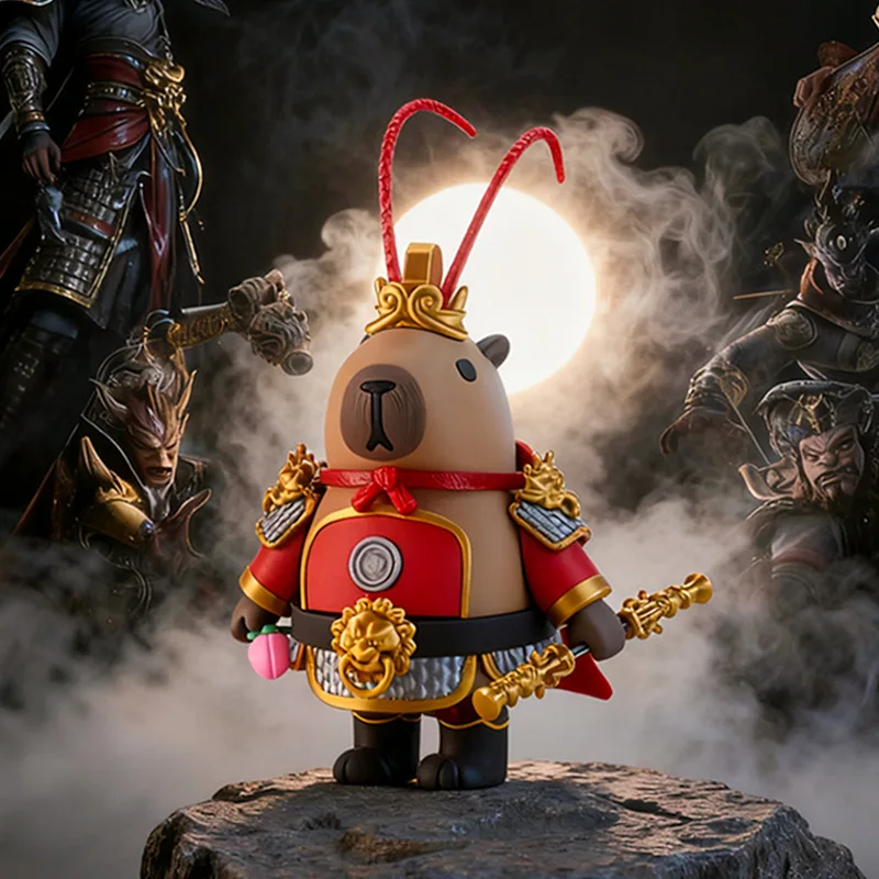 

Capybara Sun Wukong 3d Printed Magnetic Toy Creative Desktop Decoration Collectible For Home Office Desk Anime Toy For Children