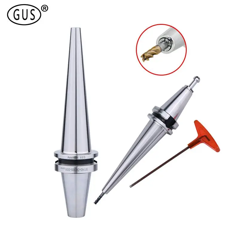 GUS High precision HSK63A BT40 DC6 DC8 DC12 knife shank spindle dc chuck tool holder for CNC machining center lathe accessories