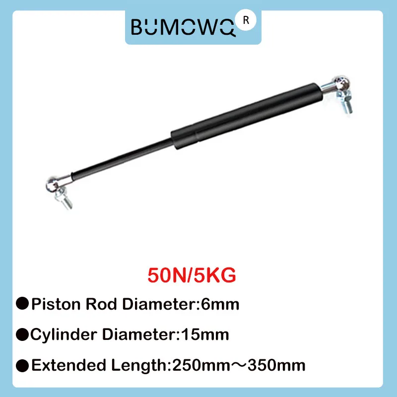 

1PC 250mm-350mm 5kg/50N Universal Strut Bars Furniture Strut Bar Gas Shock Absorber Hydraulic Lift Kitchen Cabinet Hinge