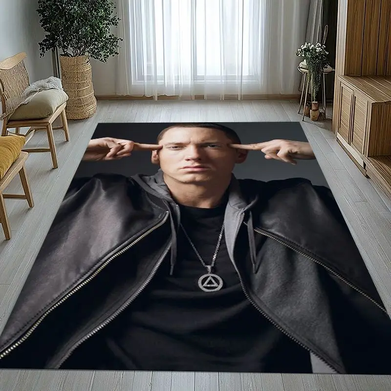 Rap God Slim Shady Eminem Hiphop Soft Large Non-Slip Area Rug,Carpet Mat for Living Room,Bedroom,Playroom & Sofa,Home Decor