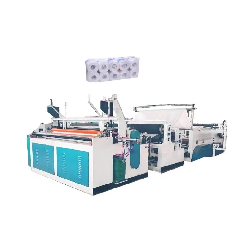 Fully Automatic Toilet Paper Making Machine, Embossing Rewinding Cutting Production Line Factory Price customized