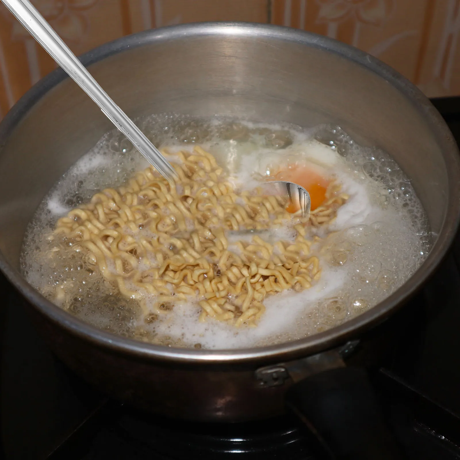 

Stainless Steel Ladle 80Ml Deep Bowl Hook Design Long Handle Ideal for Hot Pot Cooking and Serving Soup Sauces