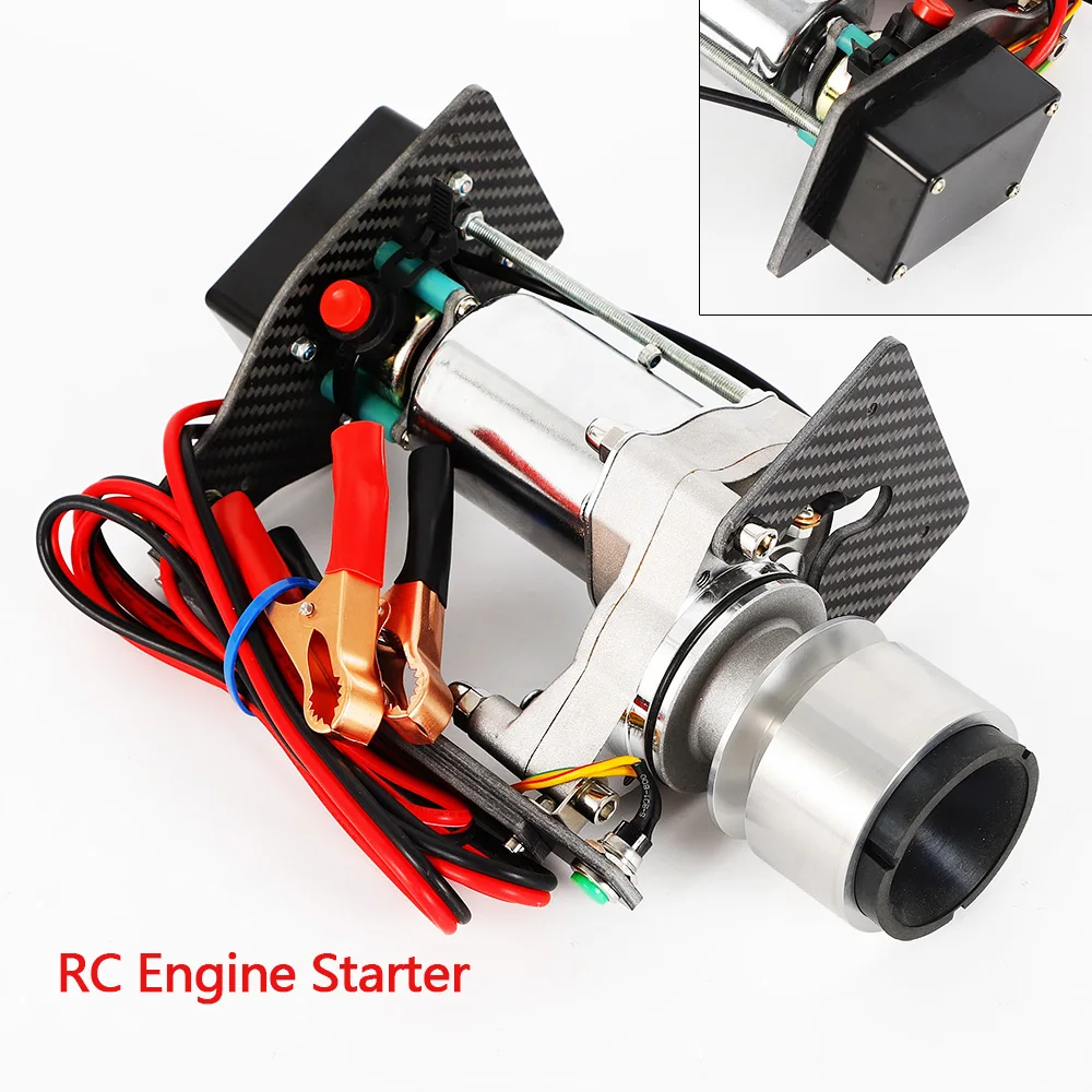 Strong Rc Engine Starter For Gasoline Engine Rc Airplane Helicopter-Big Rubber Caps