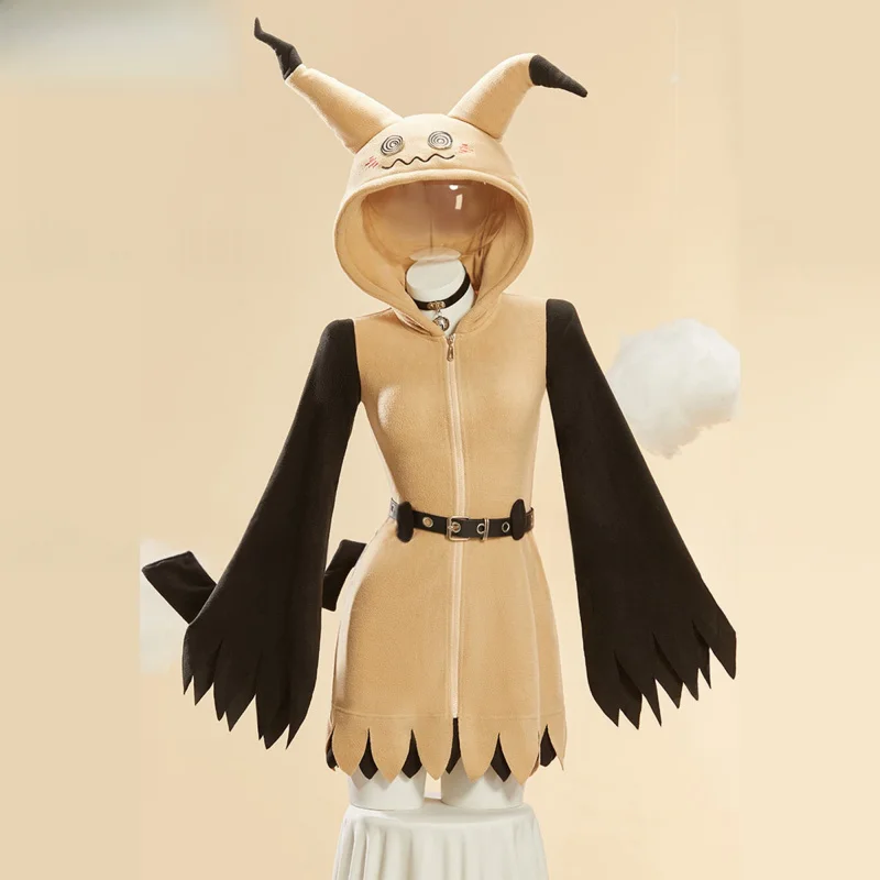 أزياء Mimikyu التأثيرية الجديدة لحفلات الهالوين وعيد الميلاد وحفلات المهرجانات اليومية أزياء لعب الأدوار بيجامات لطيفة KKCos #4