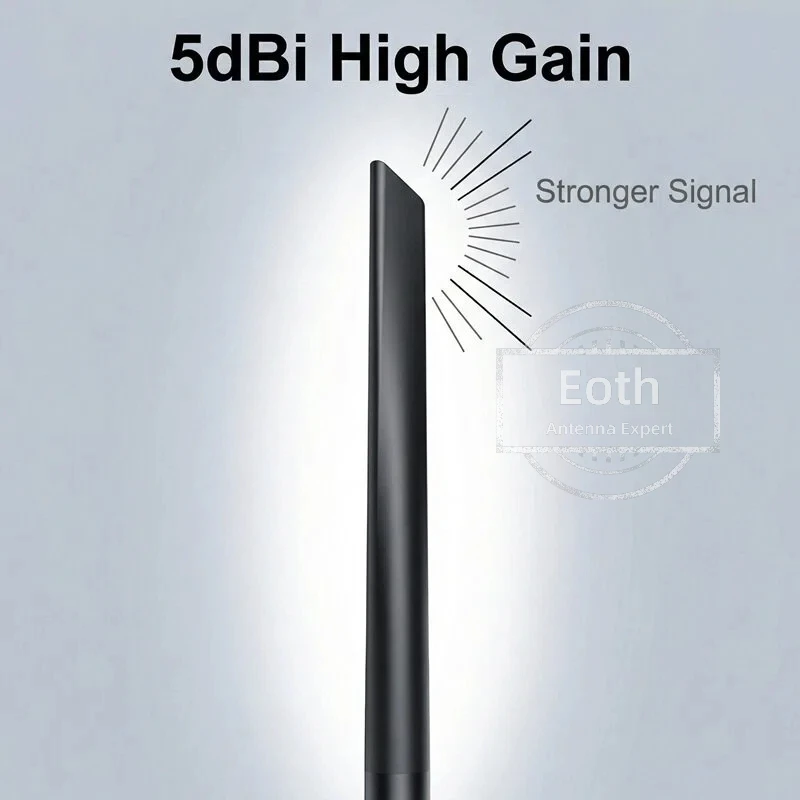 EOTH 2/5 szt./partia 433MHz Antena Folderowa Wzmocnienie 5dBi SMA Męski Złącze LoRa Antena Mesh LoRaWAN Transceiver Sygnału Zdalna Antena Nożowa — zdjęcie produktu 4