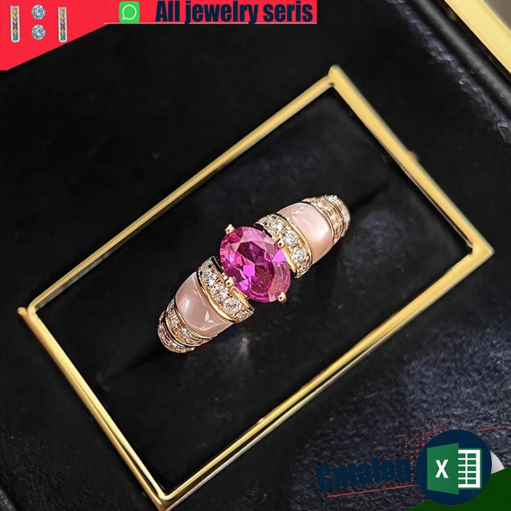 

Кольцо Sea Blue для женщин. Универсальное розовое кольцо нишевого дизайна для женщин.