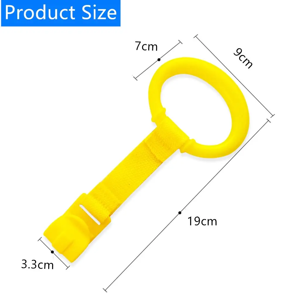 1/4pcs Zugring für Laufs tall Babybett Haken allgemeine Verwendung Haken Babys pielzeug Anhänger Bett ringe Haken hängen Ring helfen Baby stehen