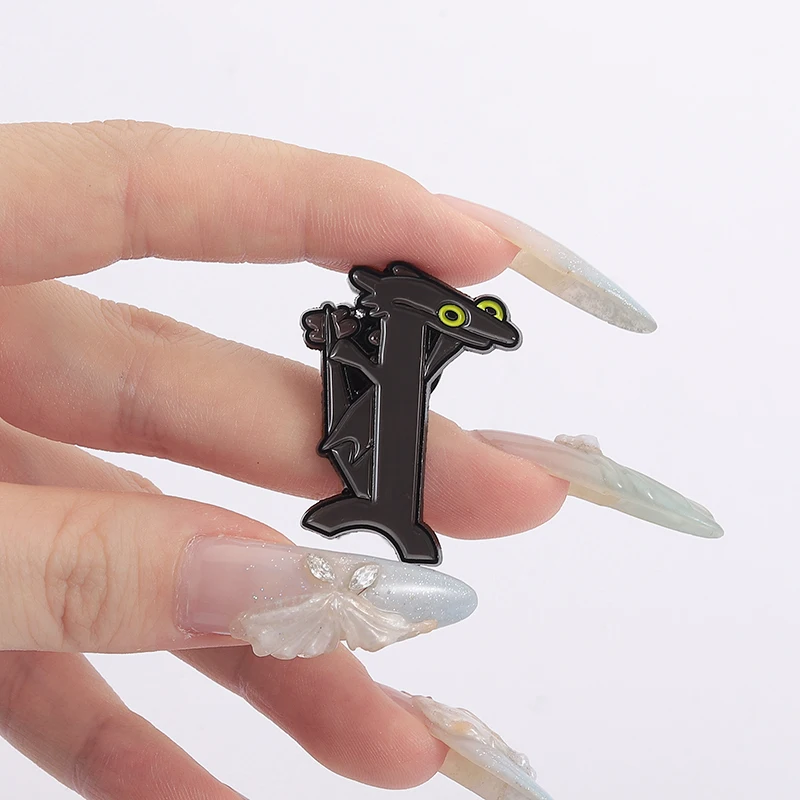 Comedy Movie Figure Dragon Enamel Pins Cartoon Dancing Dragon Brooch Lapel Badge Backpack Clothes Funny Jewelry Friends Gifts