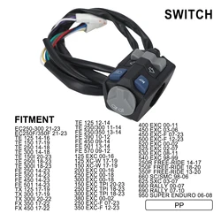 Interruptor de apagado de bocina de faro de motocicleta para KTM HUSQVARNA, EC250-300 de GAS, EC250F/350F, 21-23 TE, 125, 14-16 TE, 150, 17-19 TE, 250, EXC