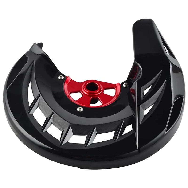 Motocycle Front Brake Disc Guard Protector Cover for Honda CR 125R 250R 2004-2020 CRF250R CRF 250X 450X Black