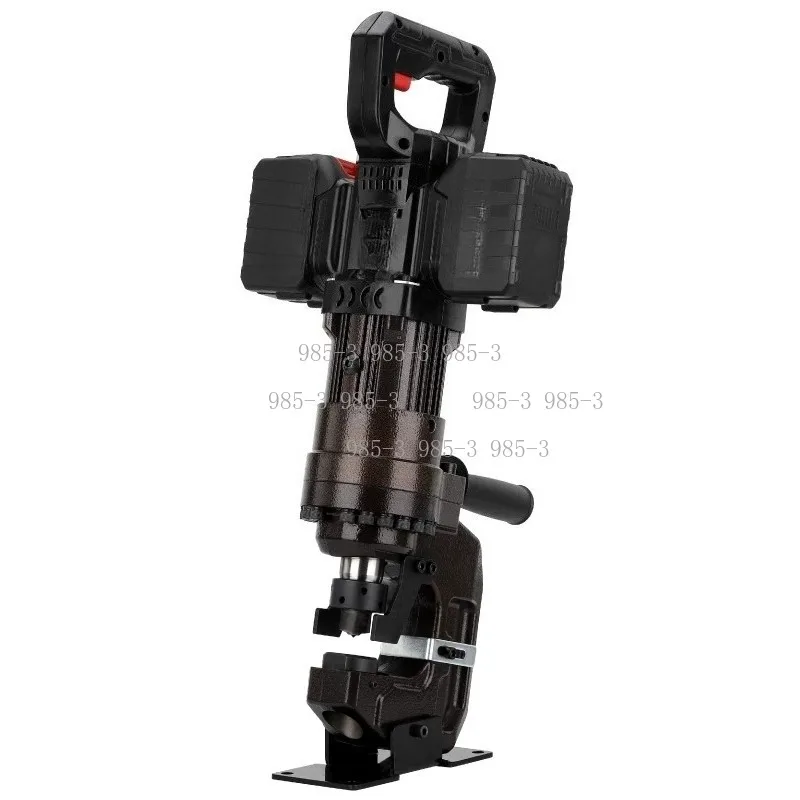 Portable Electric Hydraulic Punch Tool with Dual Lithium Batteries, Stainless Steel Plate Processing Equipment