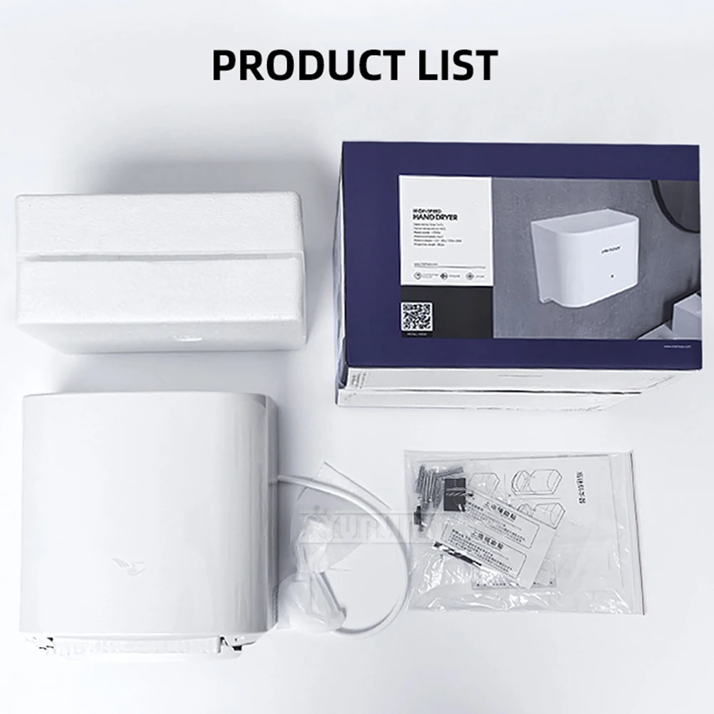 

Полностью автоматическая индукционная сушилка для рук, высокоскоростная сушилка для волос с холодным и горячим воздухом Secador De Manos