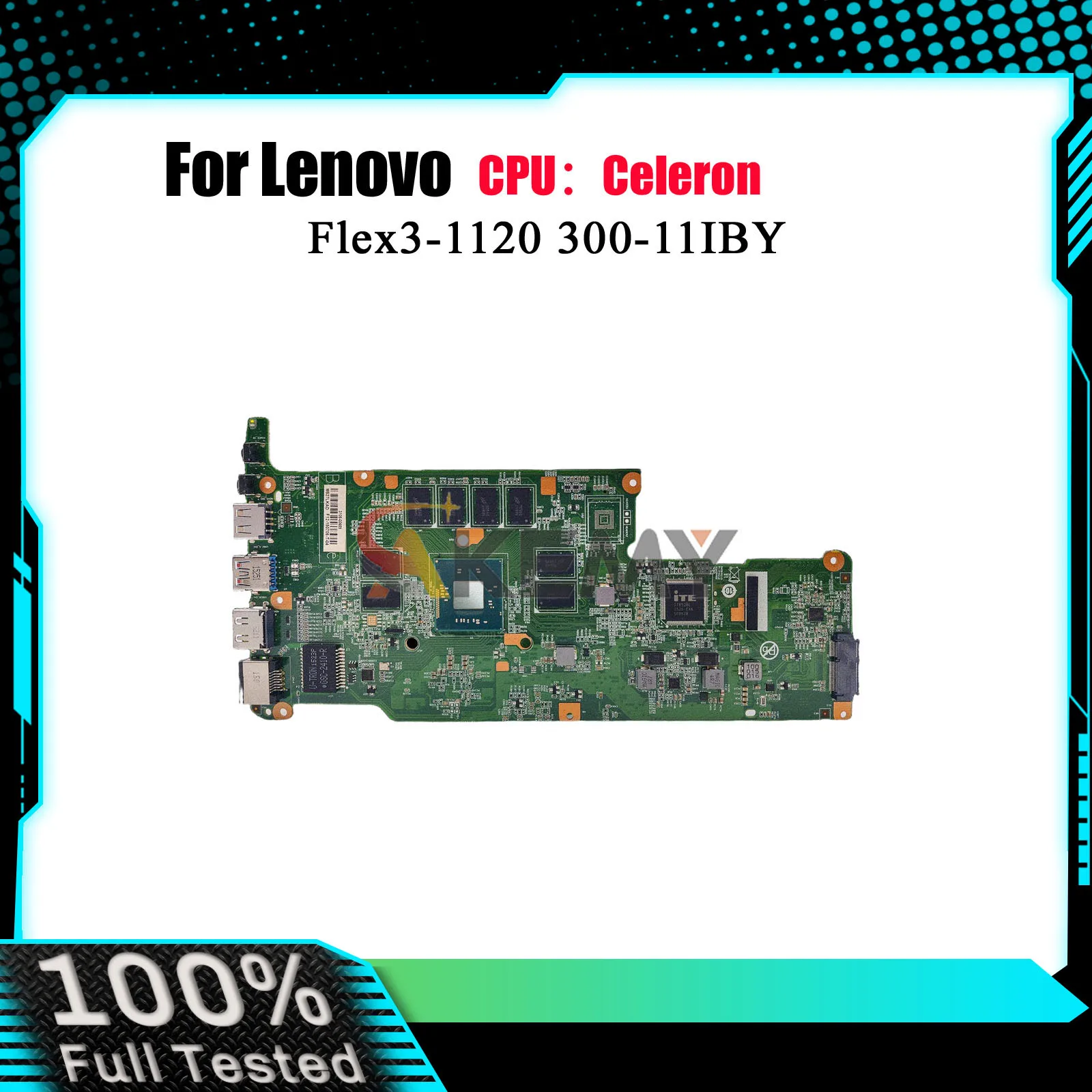 

Материнская плата ноутбука Flex3-1120 для Lenovo Flex3-1120 Yoga 300-11IBY с процессором N2840, 4 ГБ ОЗУ, 100% полностью протестирована