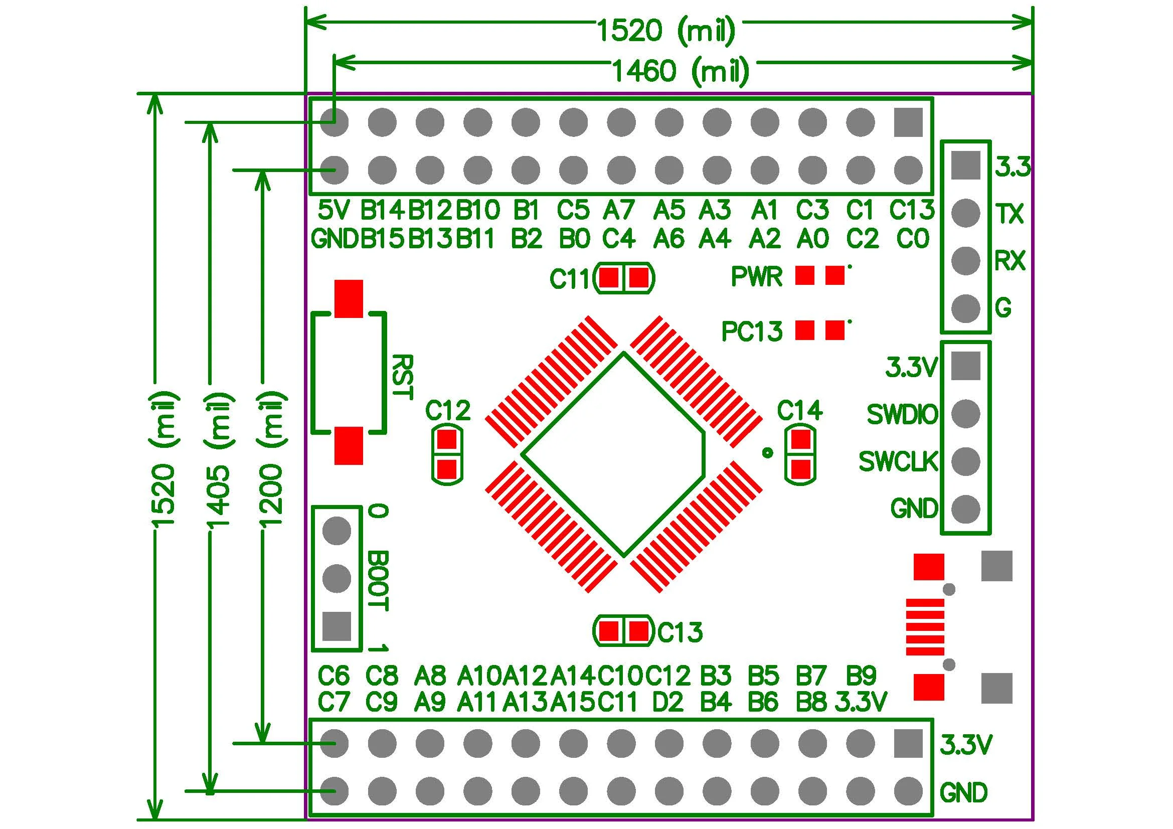 Hk32f103rbt6 Core Board M3 Hängen Shun Neue Hk32f103 Mindest System Development Board Ersetzt Stm32