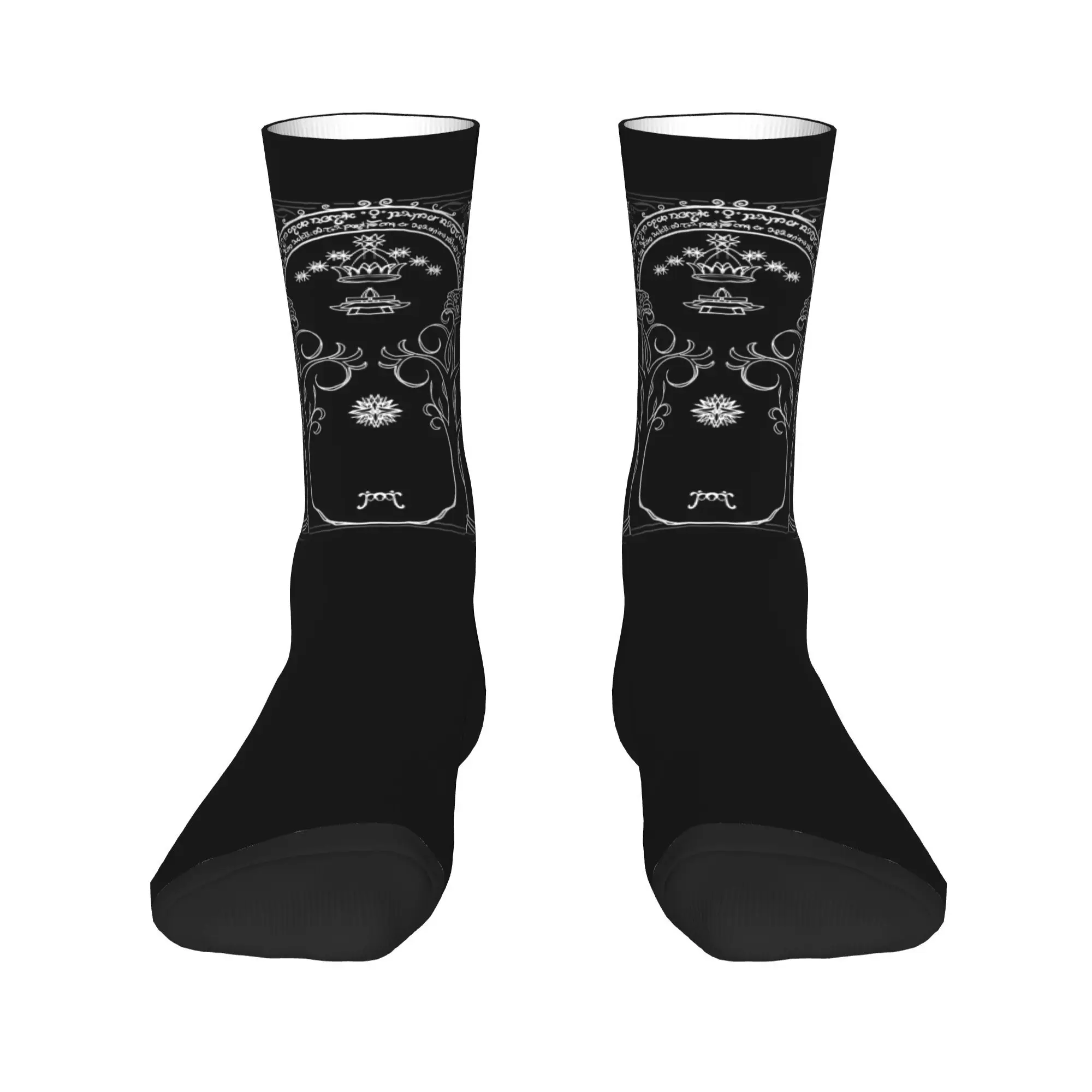 

Mountain Door in the style of J.R.R.Tolkien Socks Harajuku Sweat Absorbing Stockings All Season Long Socks for Unisex Gifts