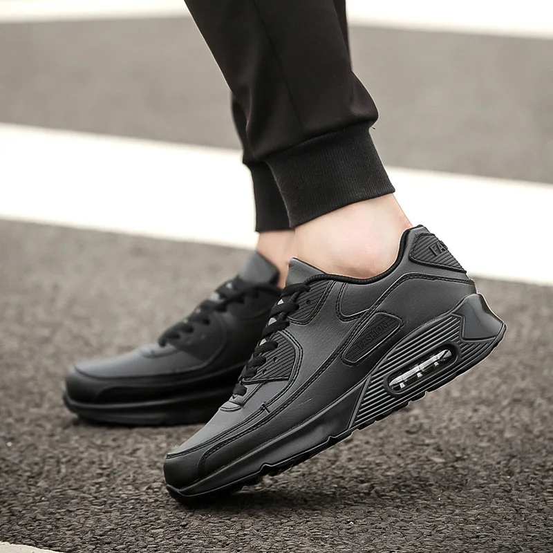 White Sneakers Light Casual Shoe Platform Tennis Shoes Couple PU Air Cushion Sports Shoes Walking Shoes