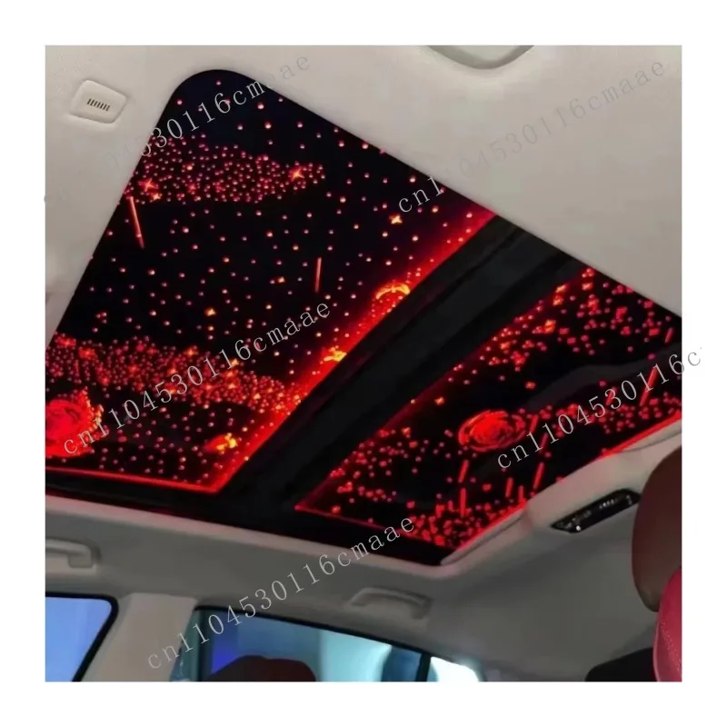 Automotive Car Sunroof Starry Sky Film Kit Supports Pattern Customization Car Sunroof Light Suitable