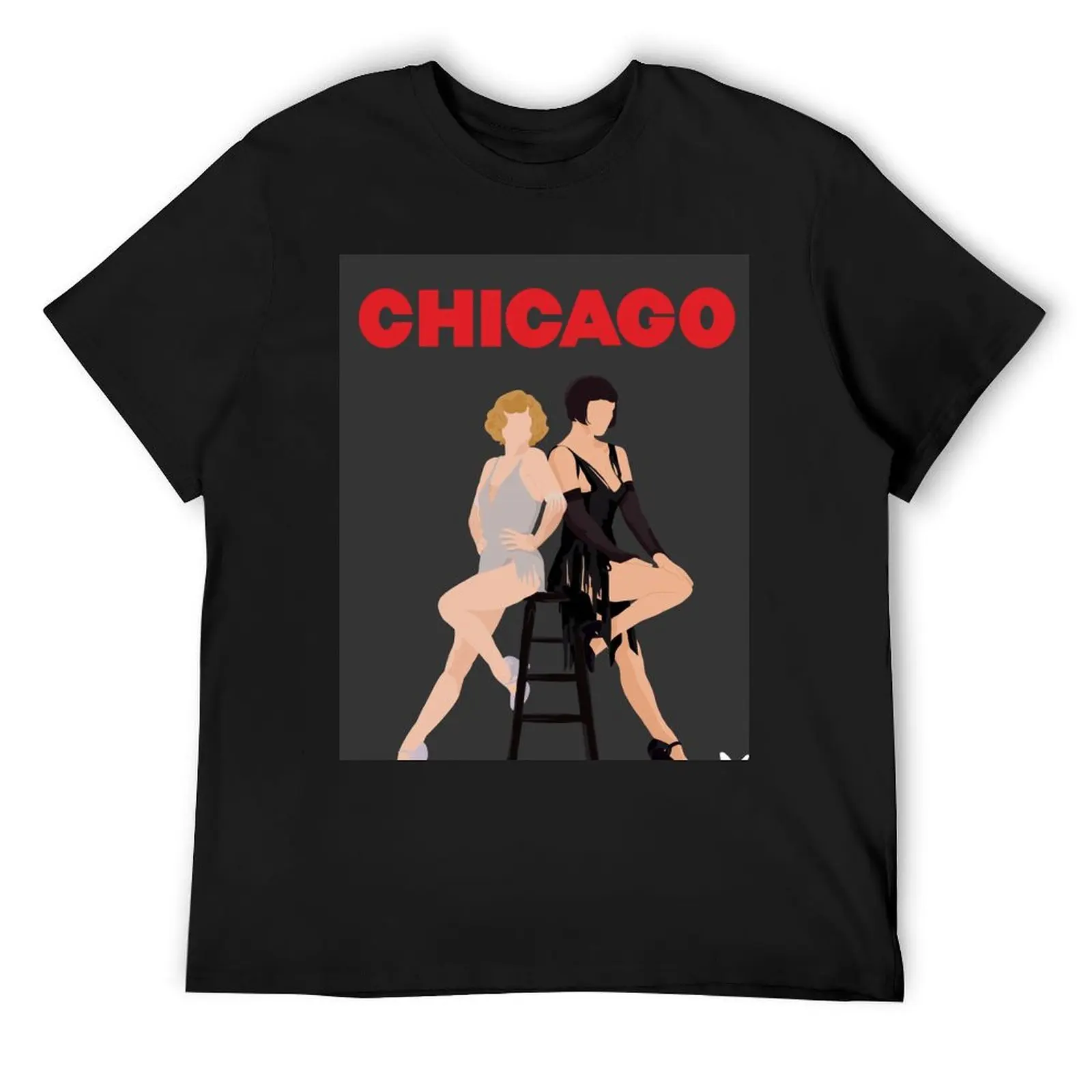 

Chicago Musical Minimalist Poster T-Shirt designer shirts boys animal print essential t shirt sports fans men clothings