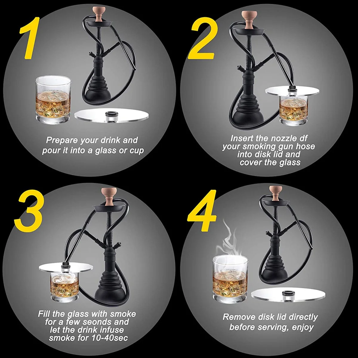 Infuser Lids Cocktail Drinks Covers Handy Cup Lids For Cocktail Drinks Accessories