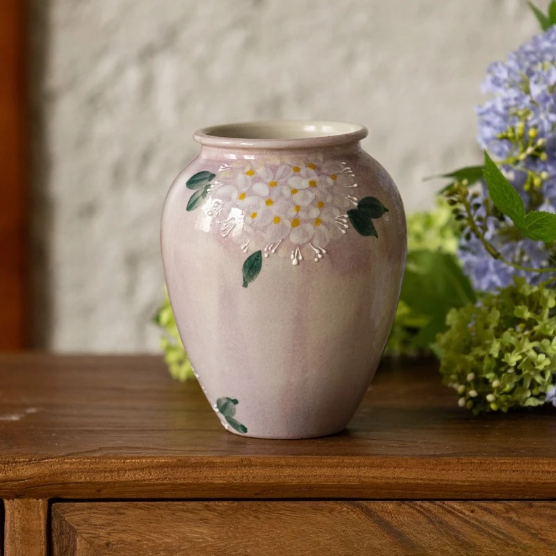 

LH ceramic light luxury emotional stability vase ornament living room flower arrangement modern ceramic pot