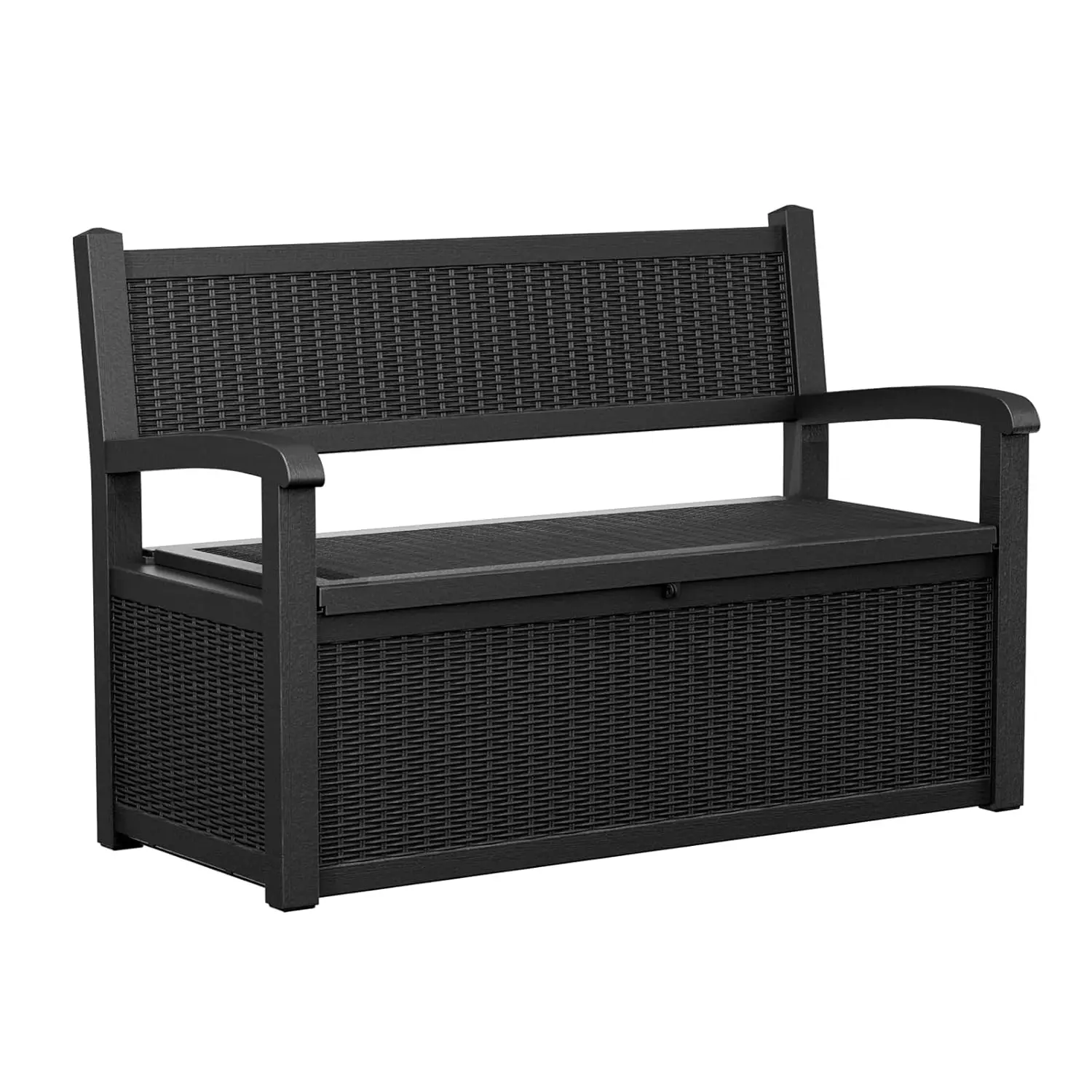80 Gallon Outdoor Storage Bench Deck Box Waterproof Lockable,Outdoor Storage Furniture for Patio,Garden and, Customized
