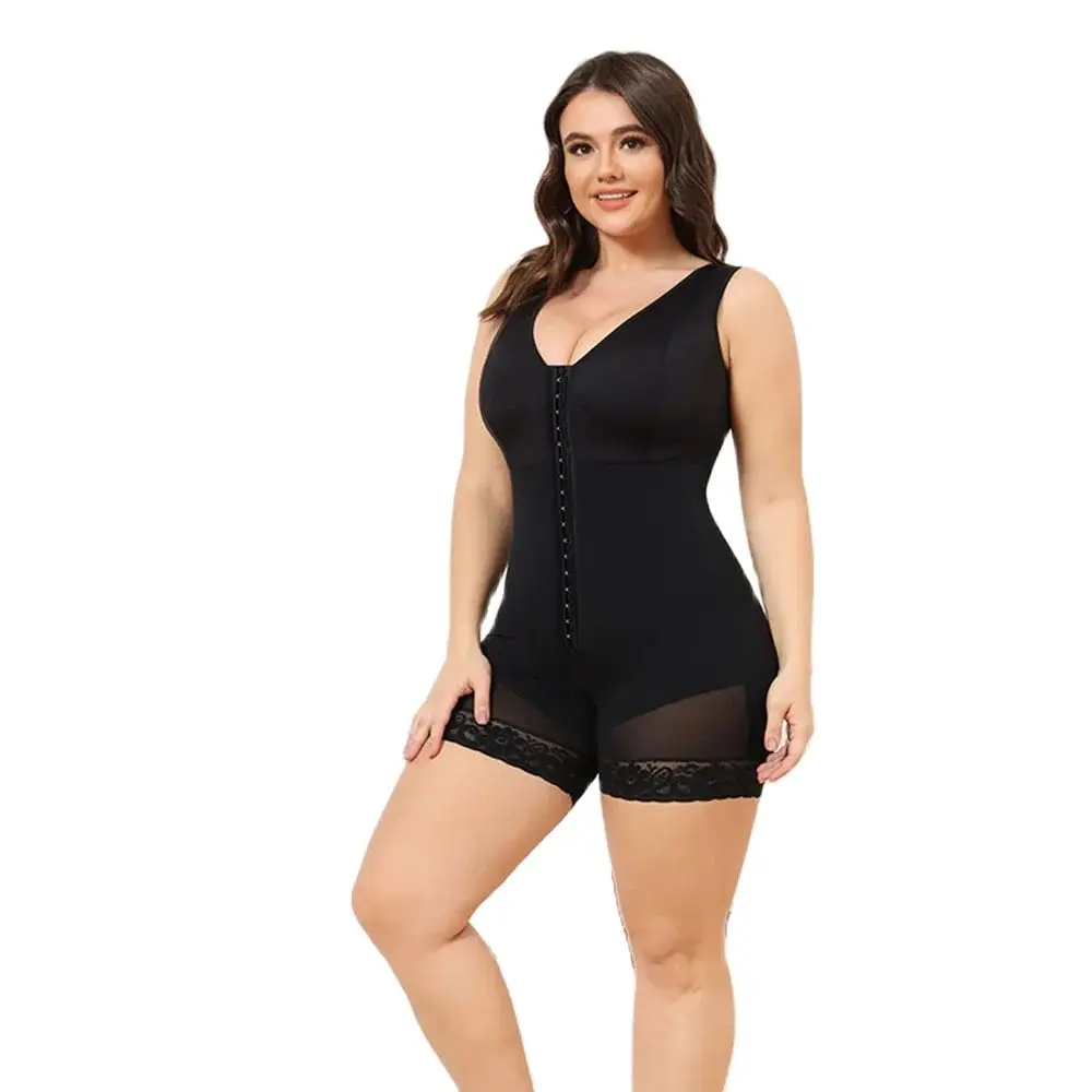 Europe And The United States New Best-selling Corset One-piece Zipper Bottom Crotch Tight Abdomen Hip High Waist Body Clothes Gi