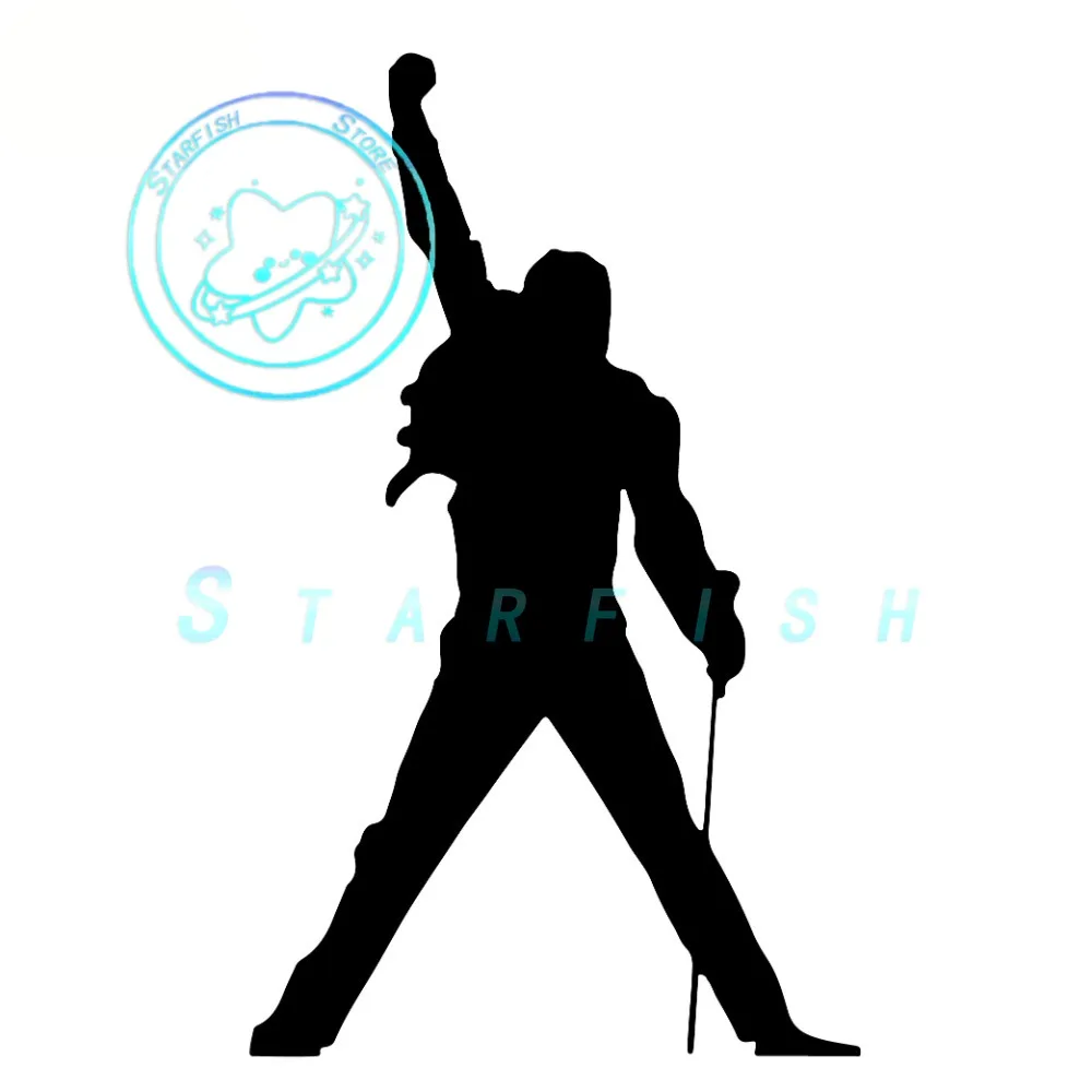 

Music Rock Freddie Mercury Stickers Car Exterior Stickers PVC Material Waterproof Sunscreen Spray Coating Process