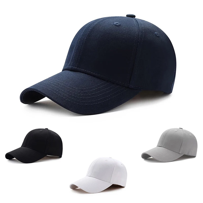 Unisex Dustproof Baseball Cap, planície curvo sol viseira chapéu, ajustável Leisure Caps, monocromático, moda ao ar livre, homens e mulheres