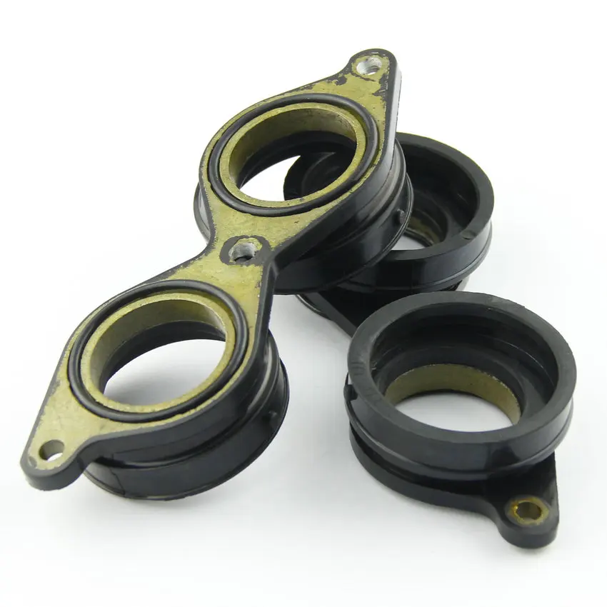 For Honda CBR600RR 2007-2015 CBR600RRA  16210-MFJ-D00 91301-MFJ-000 2pcs Motorcycle Carburetor Interface Manifold Intake Glue