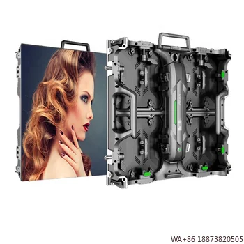 

LED Display Rental Indoor Outdoor Full Color Ledwall P2.6 P3.9 P4.8 Video Wall 500x500mm Die Cast Aluminum Display Screens