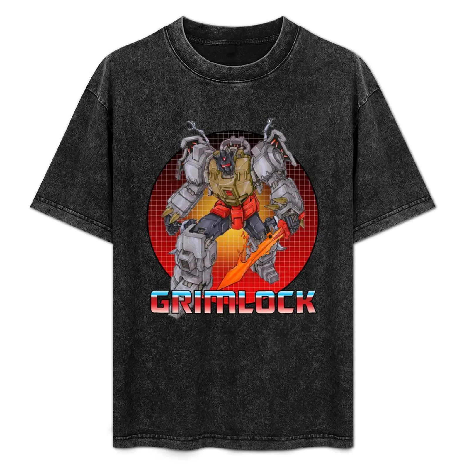 

Grimlock Autobot Transformer G1 T-Shirt Basic Simple Casual Short Sleeve Tee