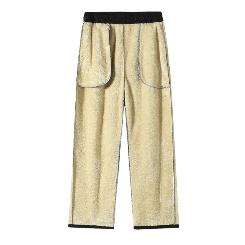 Casual Pants Winter 2026 Clothing Sweatpants Loose Men Corduroy Trousers Men's Winter Y2k Man Thickened For Warmth Baggy Jogger