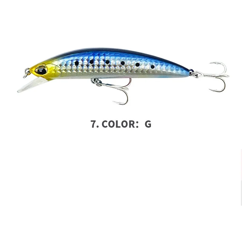 BILLINGS 1 Stück Sinkender Salzwasser-Angelköder 9cm/26,3g Weitwurf-Leuchtköder für Schwarzbarsch und Barsch – Detail 13