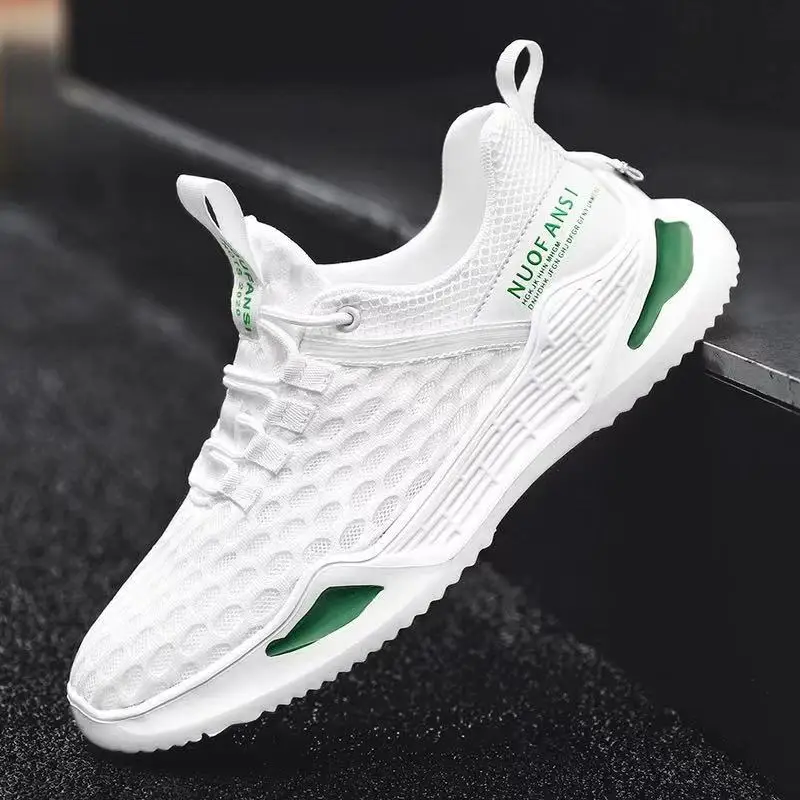 

2023 Men's Running Mesh Shoes Net New Sports Casual Shoes Anti Slip Comfortable Summer and Autumn Trend Men's Portable Shoes