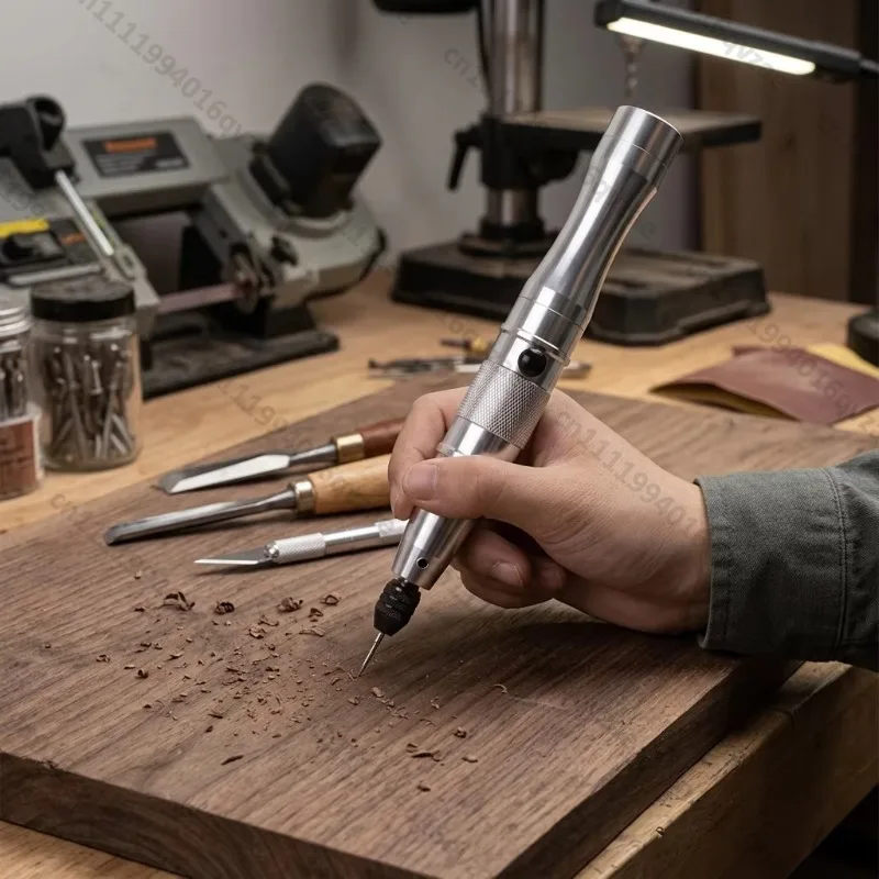 Portable Rechargeable Electric Wood Carving Engraving Pen Cordless Mini Rotating Tool Industrial Grade Multi-material