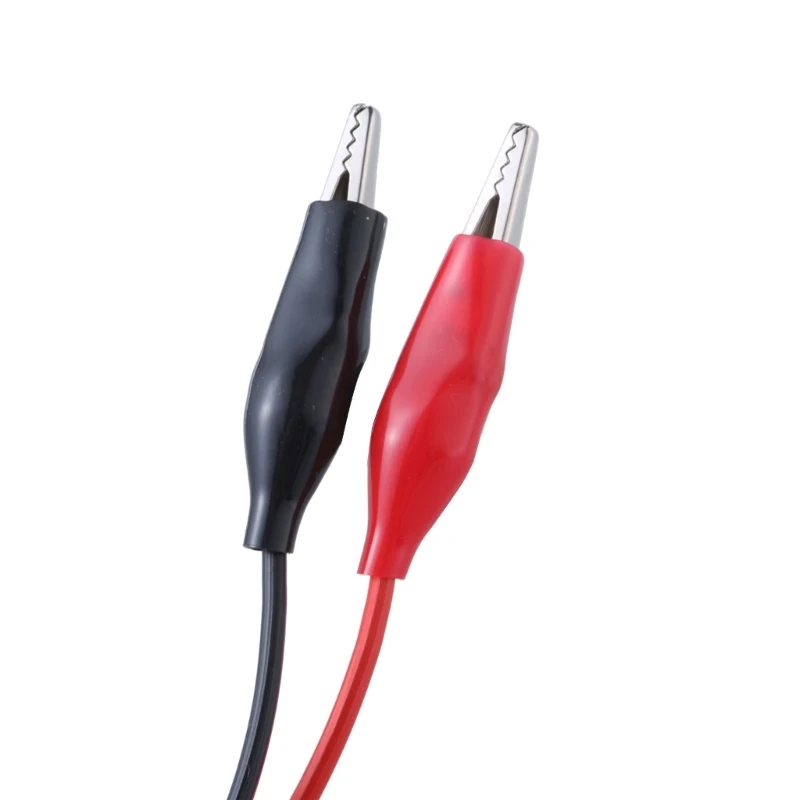 1M Power Test Cable Double Ended Clip Set Electric Test Leads Crocodiles Test Clips Easy to Use and Longlasting for Electronics