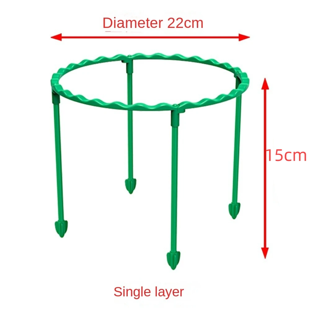 

Plastic Plant Support Ring Orchard Garden Removable Plant Potted Support Frame Anti Lodging Protection Vine