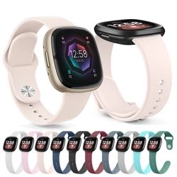 Soft Silicone Strap For Fitbit Versa 4/Versa 3/Versa 2/Versa 1 Band Watchband Bracelet For Fitbit Versa Lite/Sense 2 Wristband