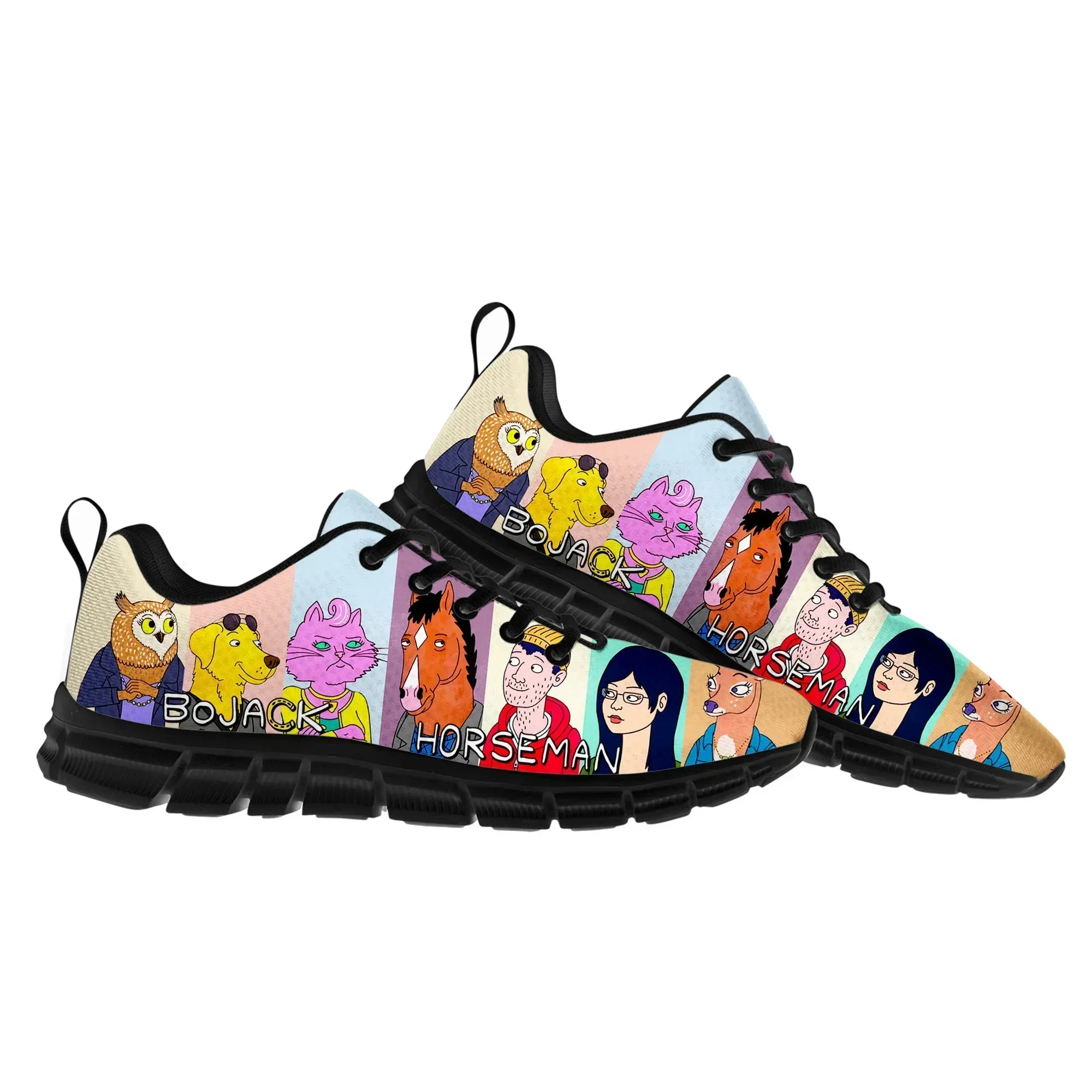 Horse Man Sports Shoes Mens Womens Teenager Comfortable Sneakers BoJack High Quality Cartoon Manga Sneaker Custom Shoe