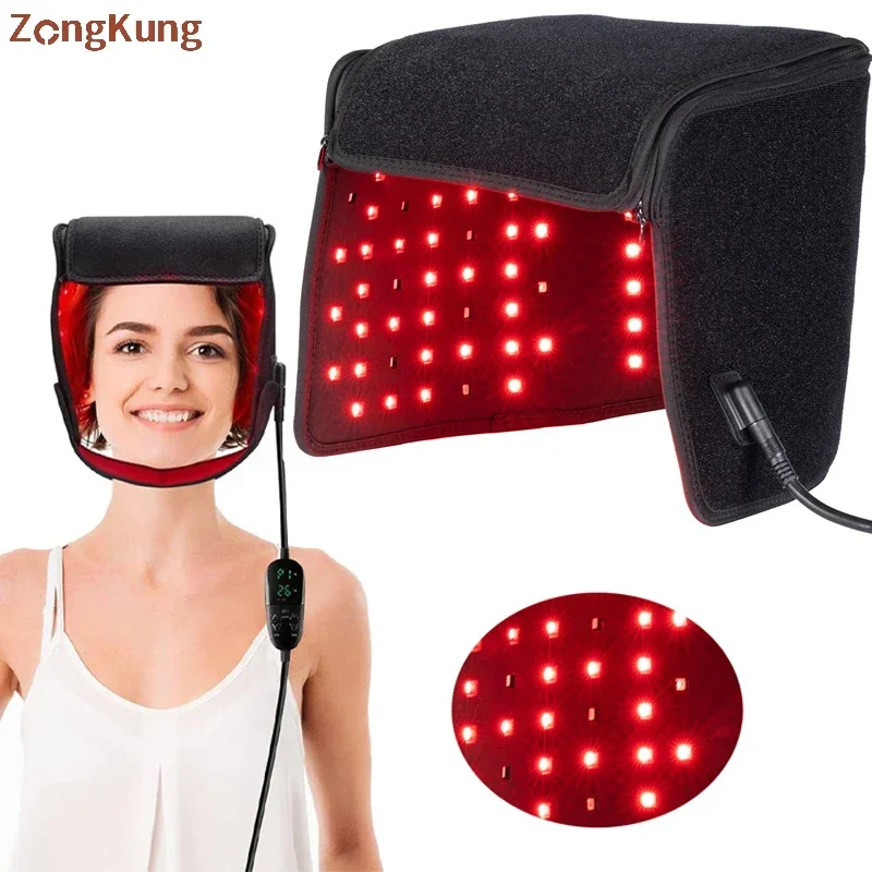 215pcs Red Light Bead Therapy หมวกผมใช้ Hair Care,ไมเกรนบรรเทาอุปกรณ์,รักษาผมบาง, บรรเทาผมความวิตกกังวลและความเครียด